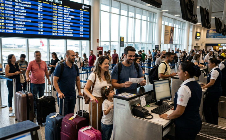 FGV aponta queda nos preços de passagem aérea, cinema e gasolina, impulsionando deflação ao consumidor em fevereiro