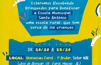 Uninassau lança campanha para arrecadação de brinquedos
