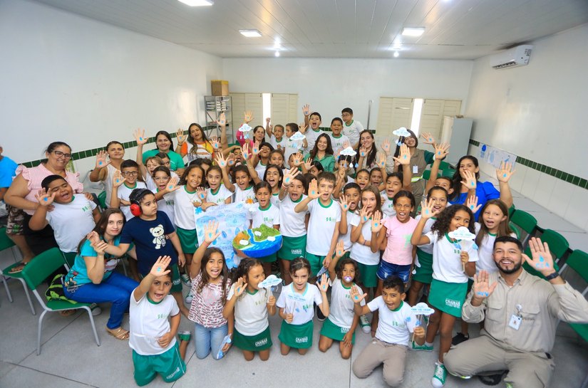 Mineradora vai a escolas de Craíbas e Arapiraca para celebrar Mês da Água com estudantes