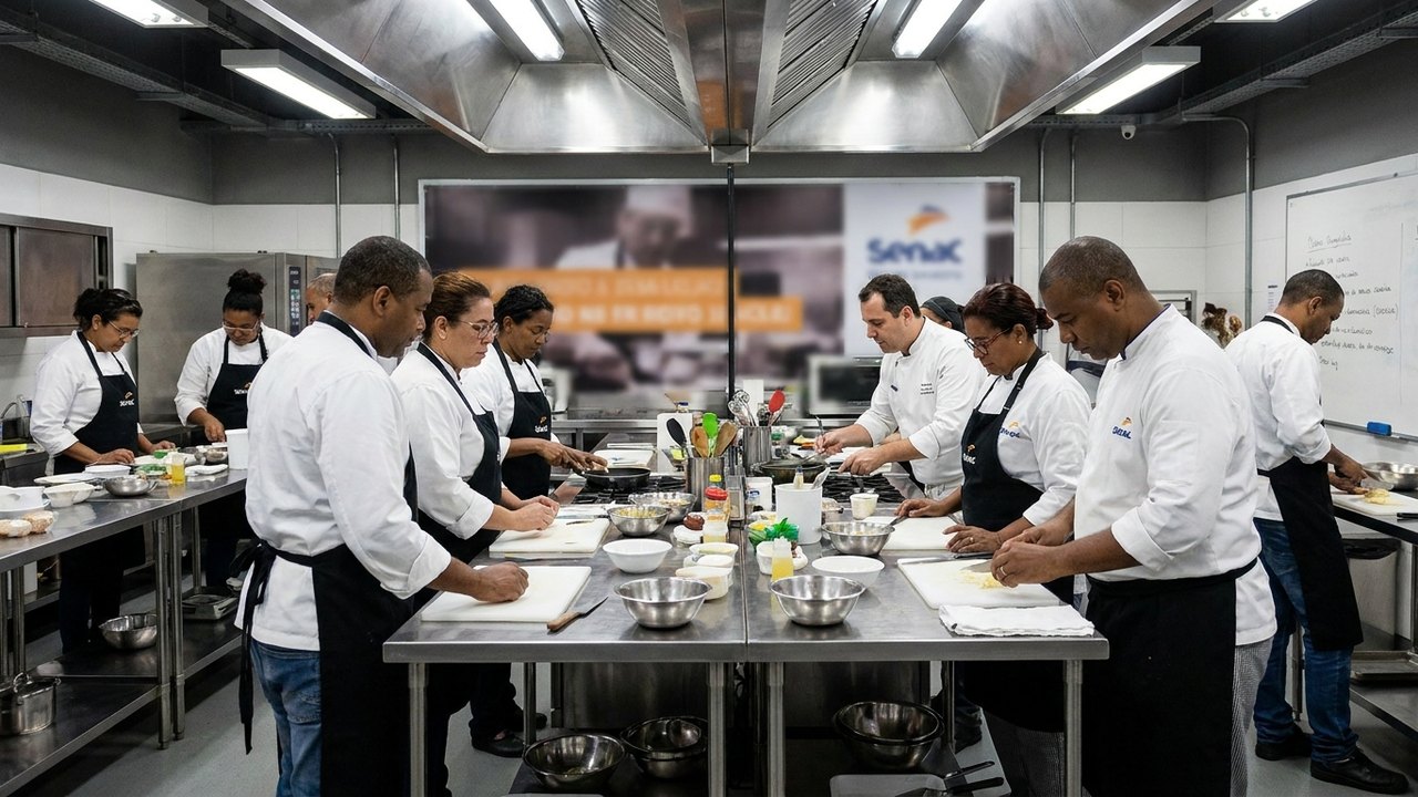 Senac RJ lança cursos gratuitos de gastronomia com bolsas de até R$ 1 mil por mês