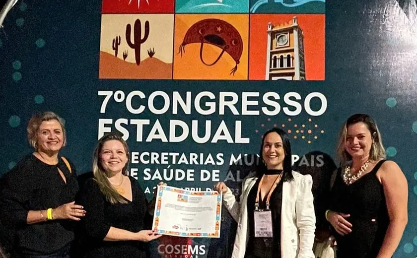 Arapiraca conquista 1° lugar no Congresso Estadual de Secretarias Municipais de Saúde