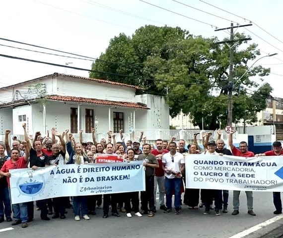 Em nova paralisação, trabalhadores da CASAL denunciam piora nos serviços da empresa