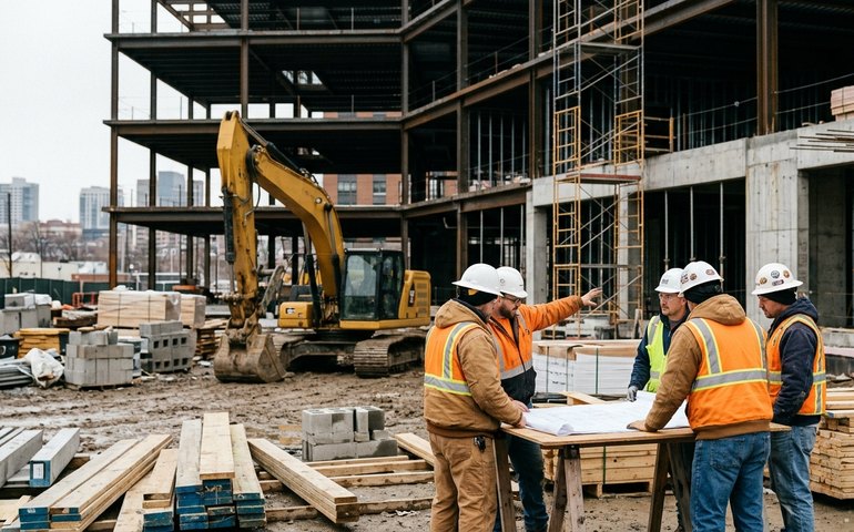 Investimentos em construção nos EUA recuam 0,3% em janeiro ante dezembro