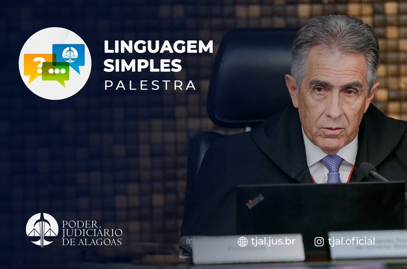 Desembargador Orlando Rocha palestra sobre Linguagem Simples no Cesmac do Agreste