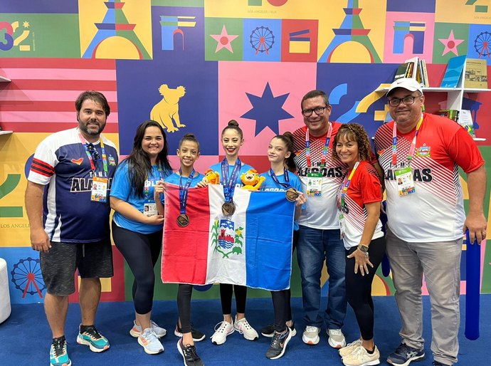Com dez medalhas conquistadas, Alagoas faz história nos Jogos Escolares da Juventude 2024