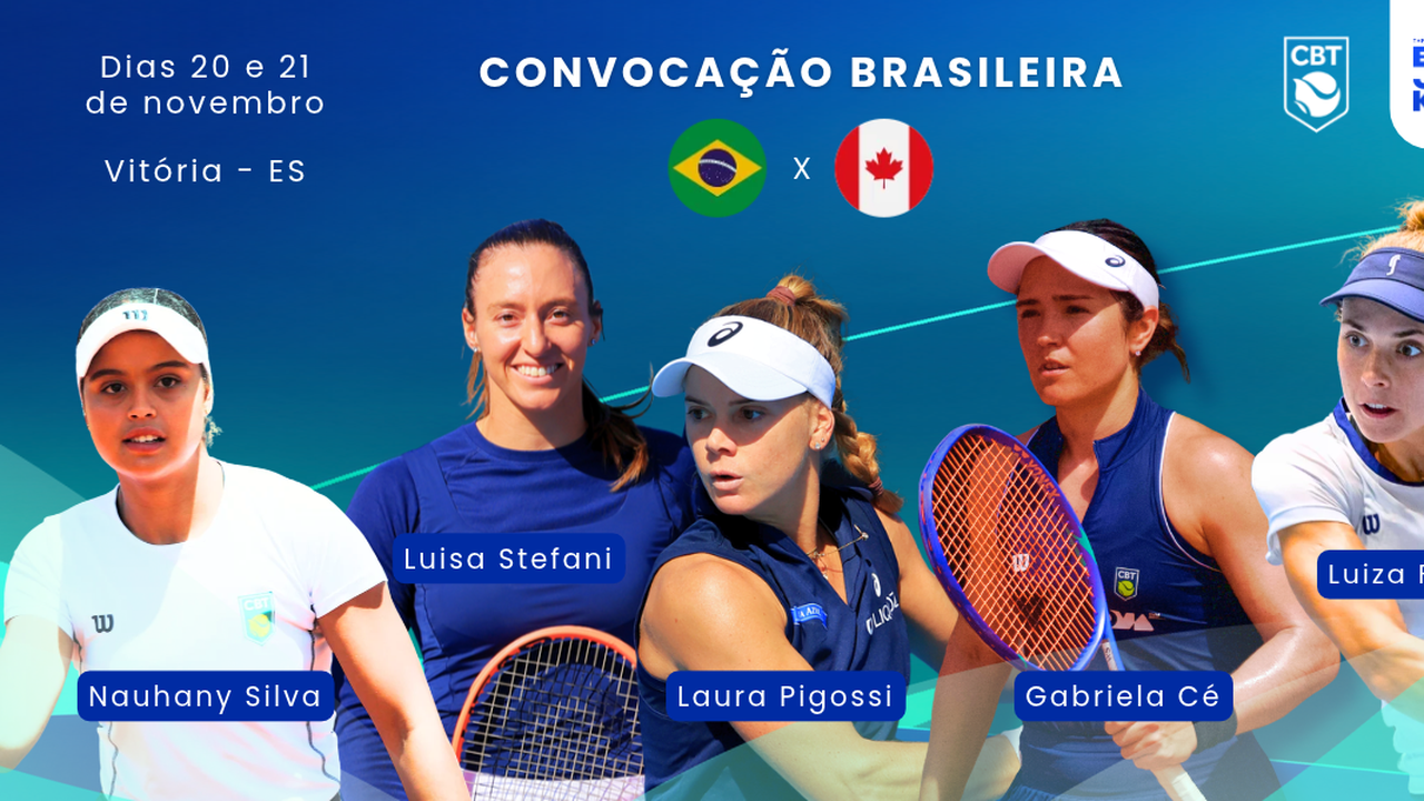 Seleção feminina de tênis é convocada para a Billie Jean King Cup