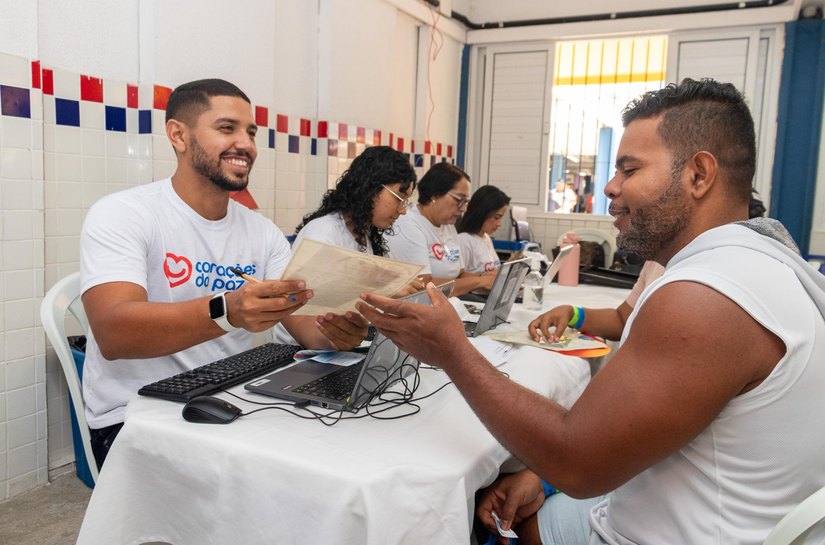 Programas Corações da Paz e Coração Social fazem ação integrada com foco na cidadania e na prevenção à violência