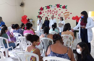 Profissionais do Núcleo de Saúde da Família promovem atividades voltadas à saúde das gestantes