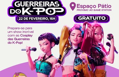 Show gratuito das Guerreiras do K-pop no Shopping Pátio Maceió