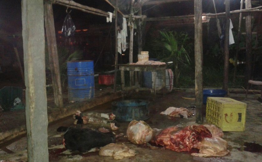 MPE realiza operação de combate ao abate clandestino de animais em São Luís do Quitunde