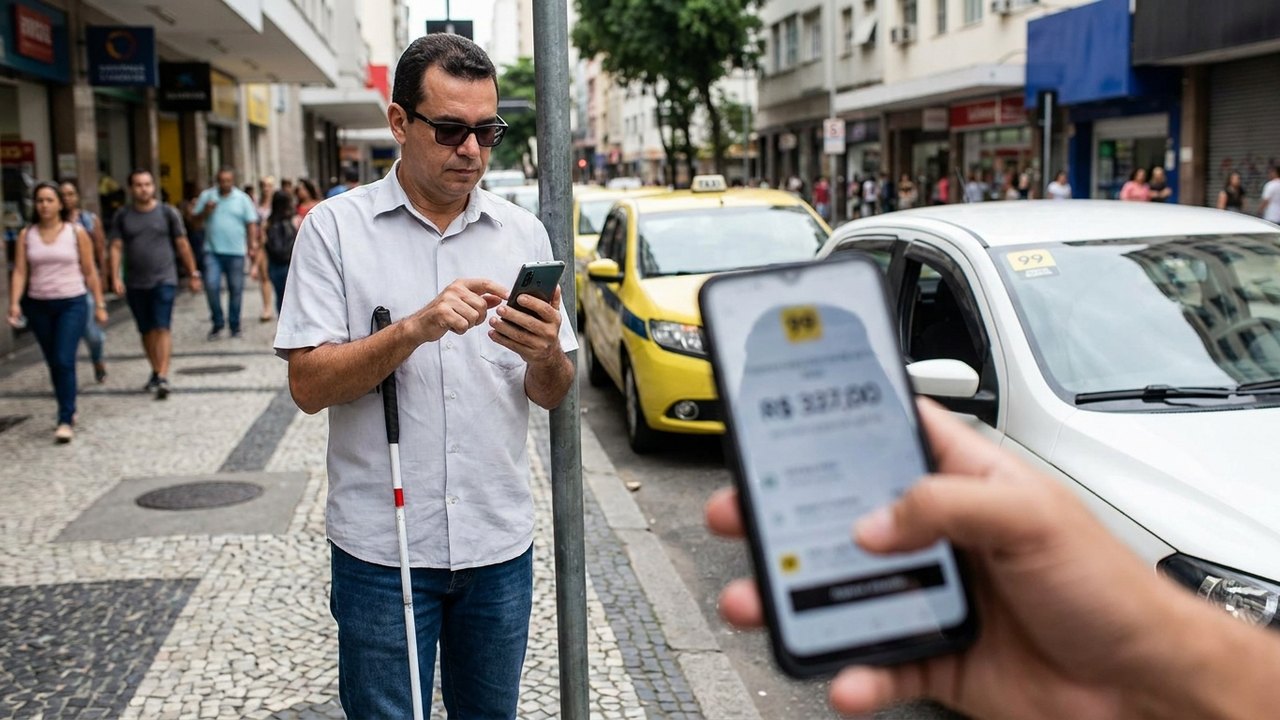 Justiça condena 99 após homem cego pagar R$ 1.900 por corrida que custou R$ 19 e não obter estorno