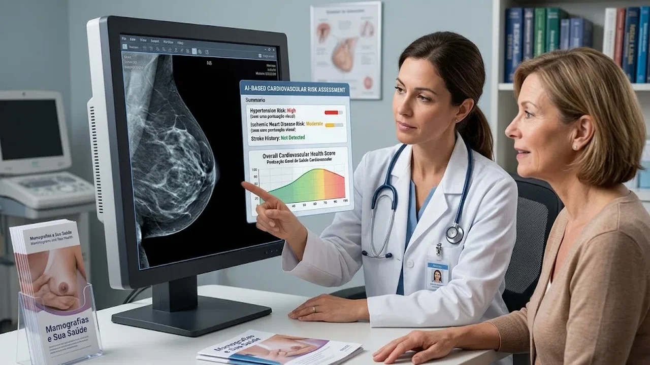 IA pode detectar sinais de doenças cardiovasculares ao analisar mamografias, aponta estudo