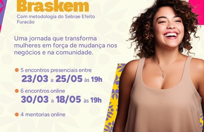 Programa gratuito promove capacitação para fortalecer negócios liderados por mulheres