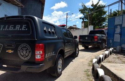 Polícia frustra roubo a banco e prende três suspeitos no interior do Estado