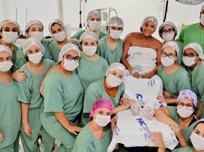 Atuação integrada de equipes garante sucesso em 1ª parto de trigêmeos no Hospital da Cidade
