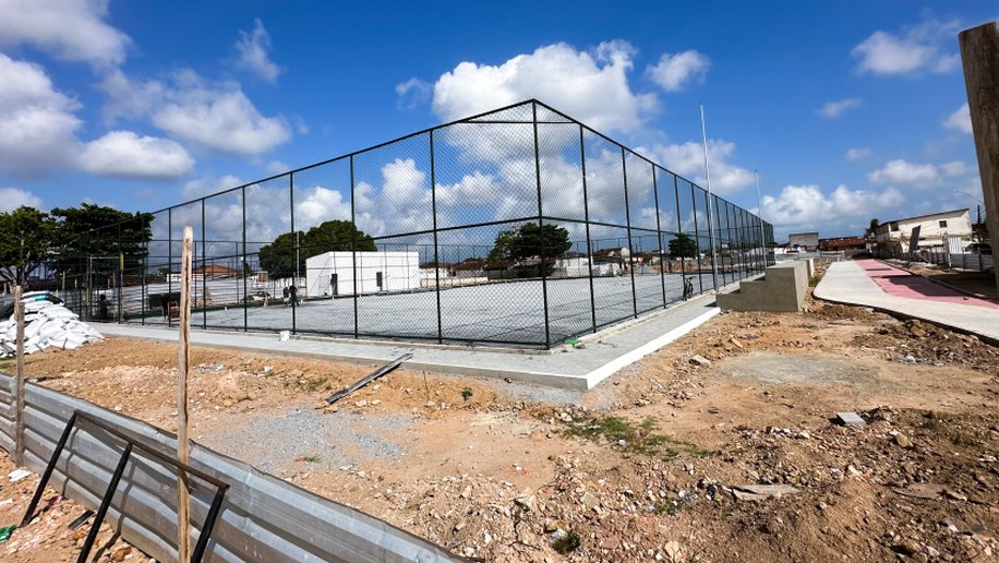 Obras de expansão do Parque Esportivo do Biu chegam a 85% de conclusão