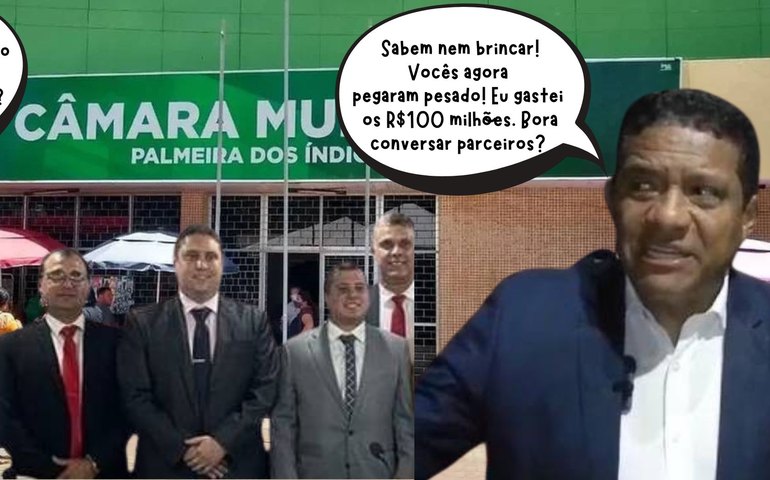 Oito vereadores de Palmeira subscrevem petição da OAB e exigem explicações sobre mais contratos e recursos municipais da gestão do imperador