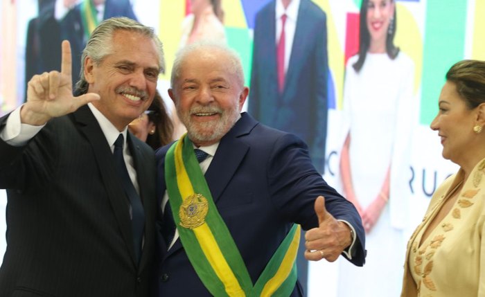 Alberto Fernández e Lula Alberto Fernández e Lula