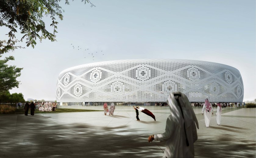 Estádios deslumbrantes do Catar são uma espetáculo à parte
