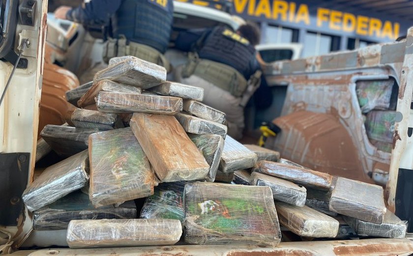 Policiais federais apreendem mais de 100 kg de cocaína no Mato Grosso