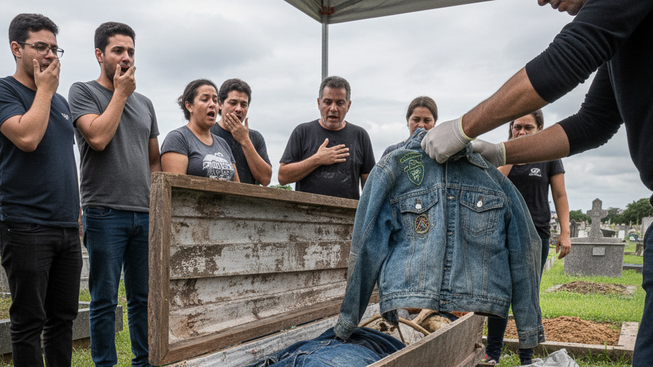 Jaqueta de Dinho, dos Mamonas Assassinas, é encontrada intacta em exumação