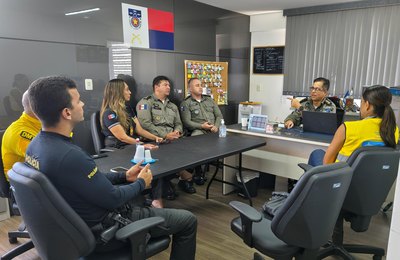 Orla Segura: PM se reúne com instituições parceiras para debater a segurança na região