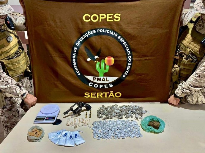 Polícia Militar apreende três armas de fogo e drogas em Alagoas nas últimas 24 horas