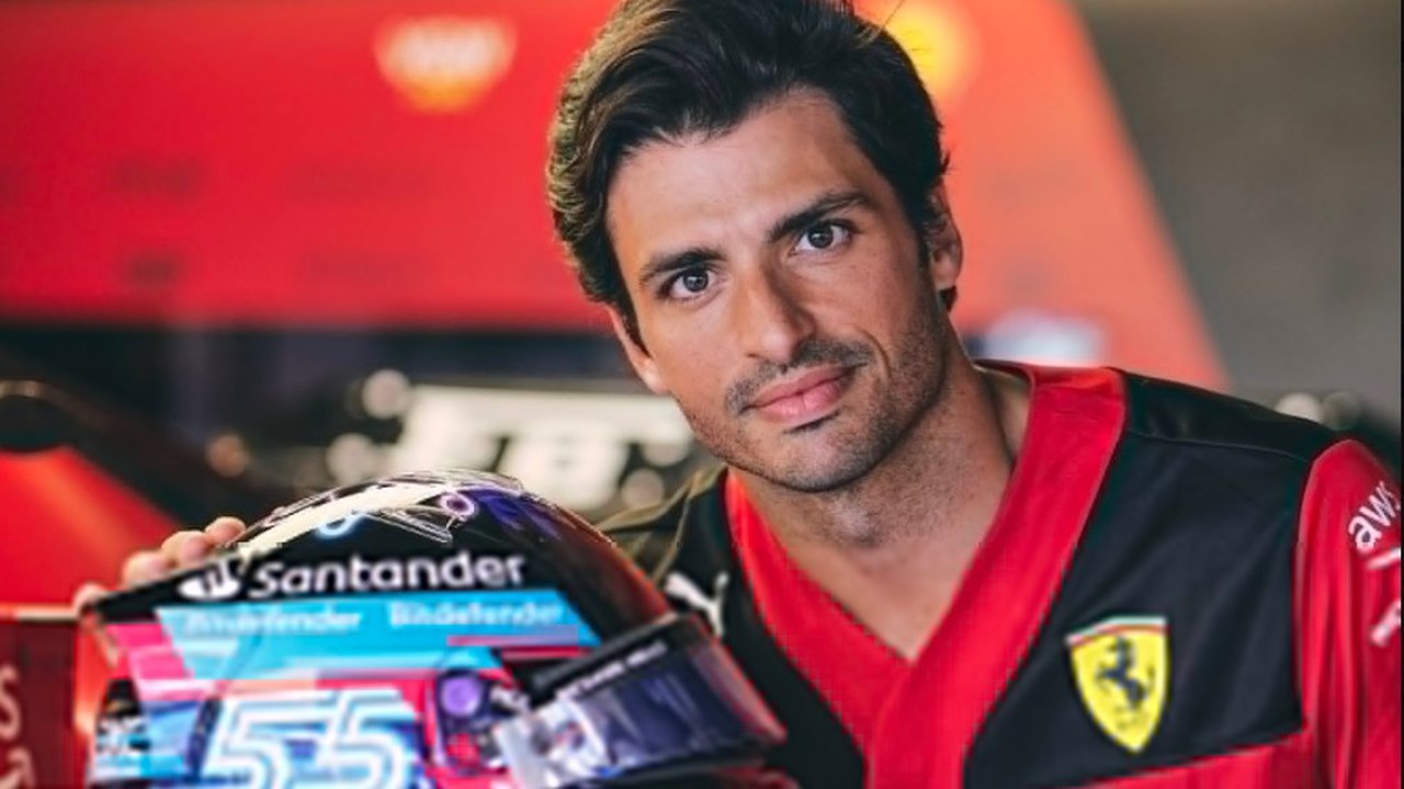 Vídeos mostram momento em que Sainz, da Ferrari, passa por tampa de bueiro em pista do GP de Las Vegas