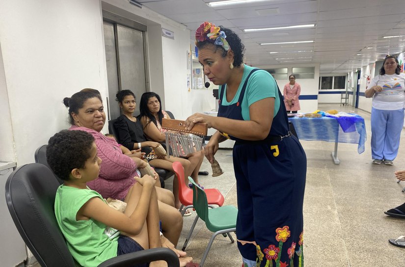 No HGE, crianças e familiares são agraciados por projeto que valoriza a cultura alagoana