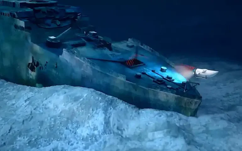 Titanic: novas imagens de expedição mostram deterioração de parte do 'corrimão de Jack e Rose'
