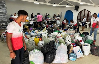 Prefeitura de Penedo centraliza ponto para doações aos desabrigados pelas chuvas