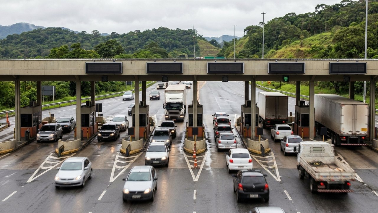 Reajuste: cinco praças de pedágio da BR-101 terão tarifas mais caras a partir desta quarta-feira