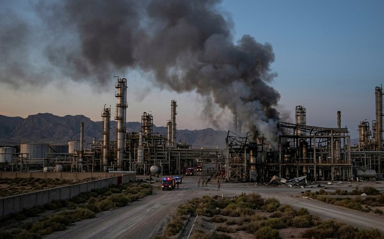 Complexo petroquímico em Marvdasht, no Irã, é alvo de ataque israelense