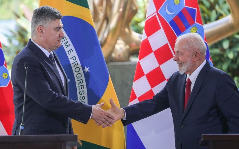 Lula recebe o presidente da Croácia