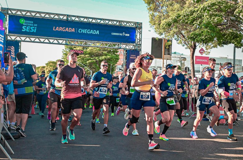 Corrida Nacional do Sesi movimenta Maceió no Dia do Trabalhador com 1.500 participantes