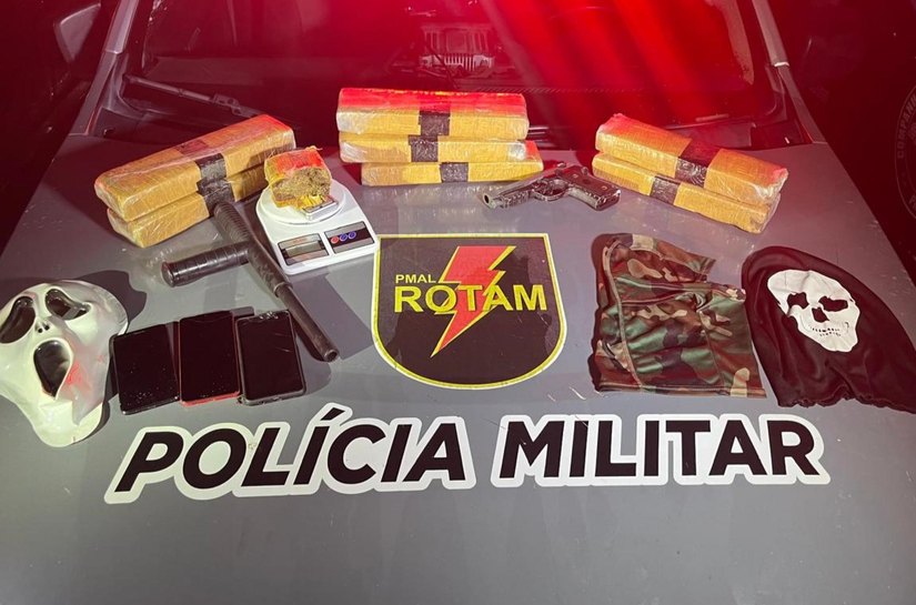 Em ações de combate ao tráfico, PM prende 3 pessoas na parte alta de Maceió