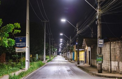 Residenciais da parte alta recebem iluminação em LED
