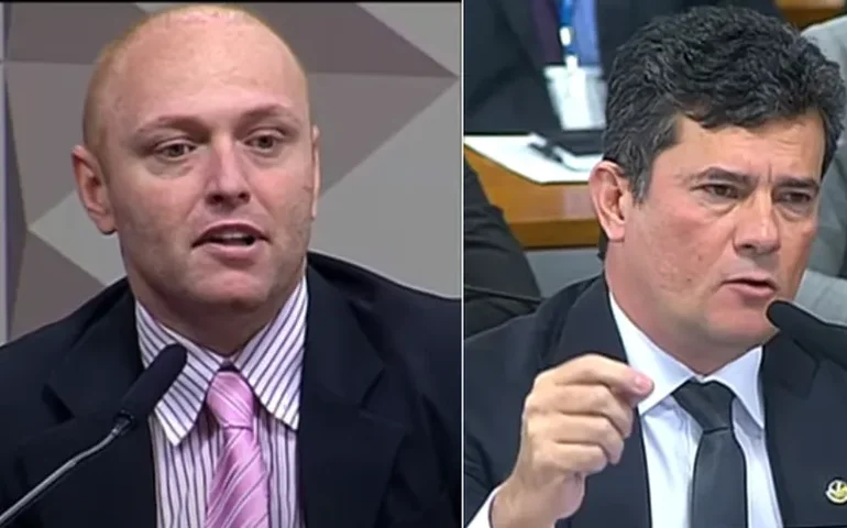 Hacker diz que Moro é 'criminoso contumaz', e senador rebate: 'Bandido aqui é o senhor'