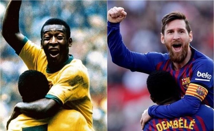 Pele elogia Messi nas redes sociais