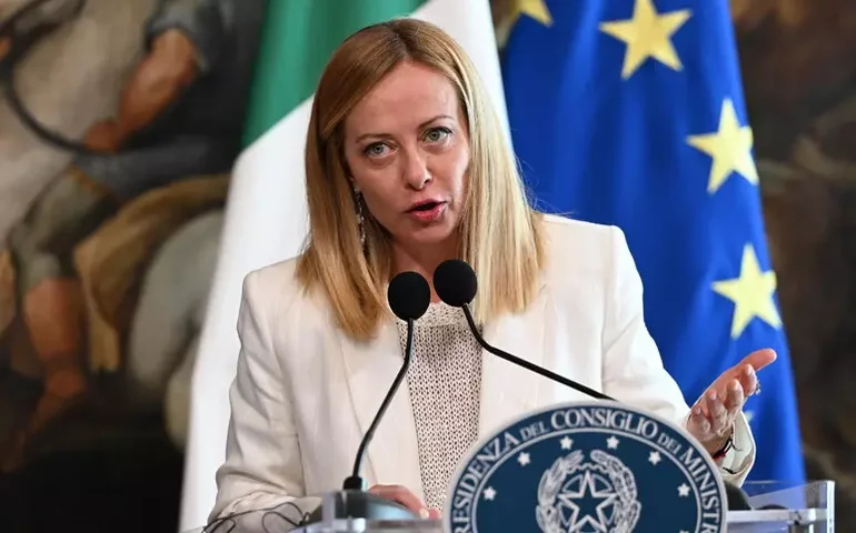 Meloni elogia 'mudança de postura' de Trump com Putin