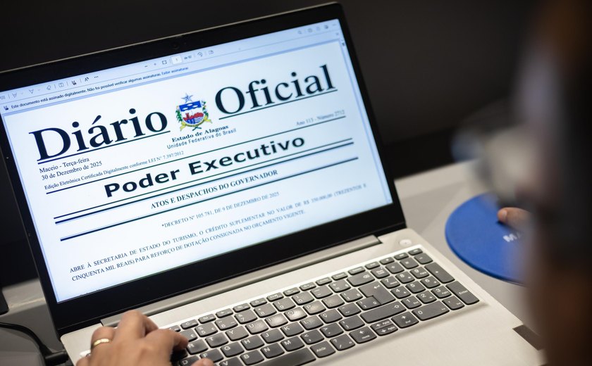 Governo de Alagoas publica decreto com feriados e pontos facultativos para 2026