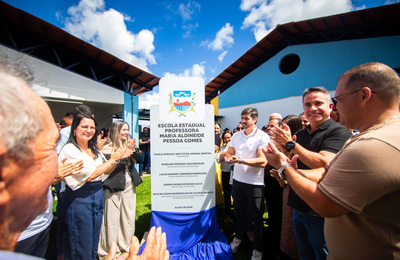 Governo de Alagoas entrega 33ª Escola do Coração em Coité do Nóia