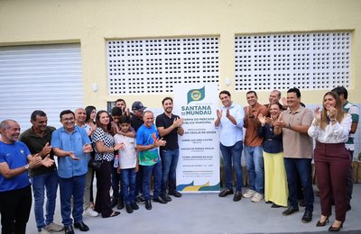 66 anos de emancipação política: Prefeitura de Santana do Mundaú entrega Mercado Público totalmente reformado