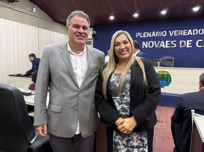 Samyr Malta homenageia Sheyla Rocha em sessão solene na Câmara