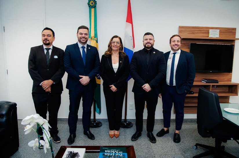 Vereadores têm reunião com a senadora Eudócia Caldas em Brasília