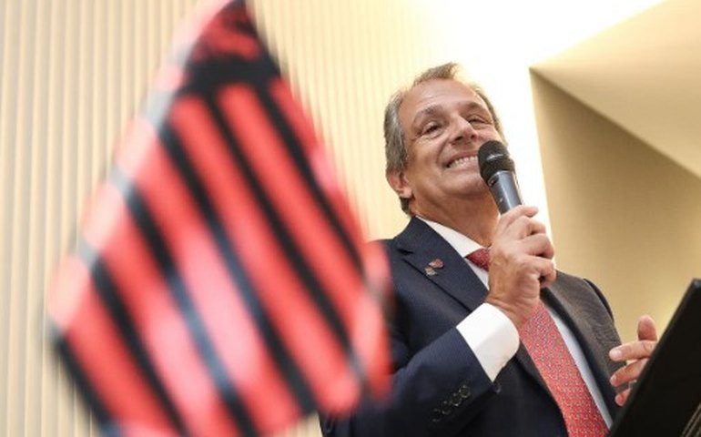 Presidente do Flamengo, Bap critica Leila Pereira e ataca: 'Libra é palmeirense'