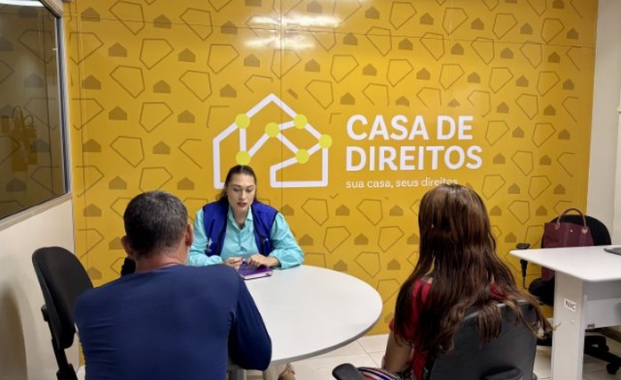 Ação é coordenada pelo Núcleo de Justiça Comunitária Ação é coordenada pelo Núcleo de Justiça Comunitária