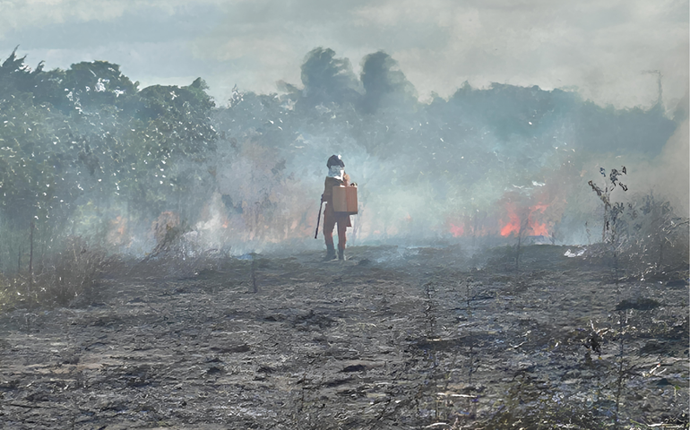 Mais de 25 mil pessoas são retiradas de áreas atingidas por incêndios florestais no Canadá
