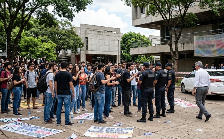 UFMG se manifesta após confronto entre ex-deputado e estudantes no campus