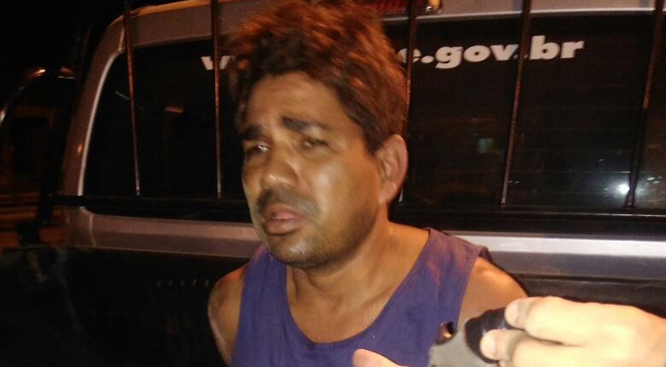 preso pela PM em tiroteio